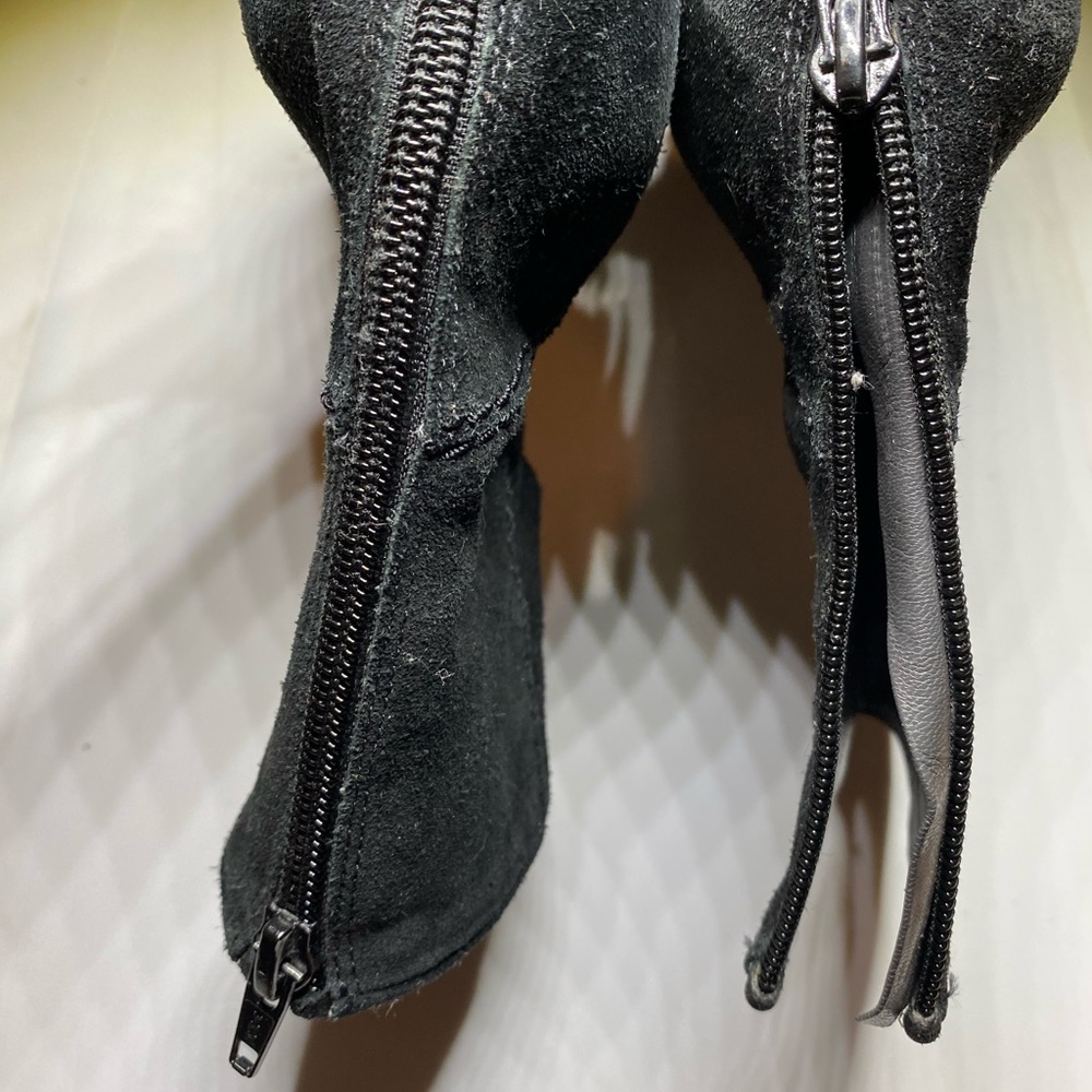 Suede Heel Bootie By Stuart Weitzman - image 2